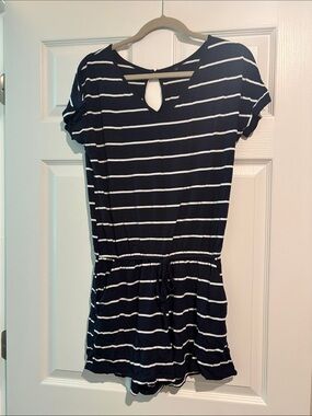 Navy Romper